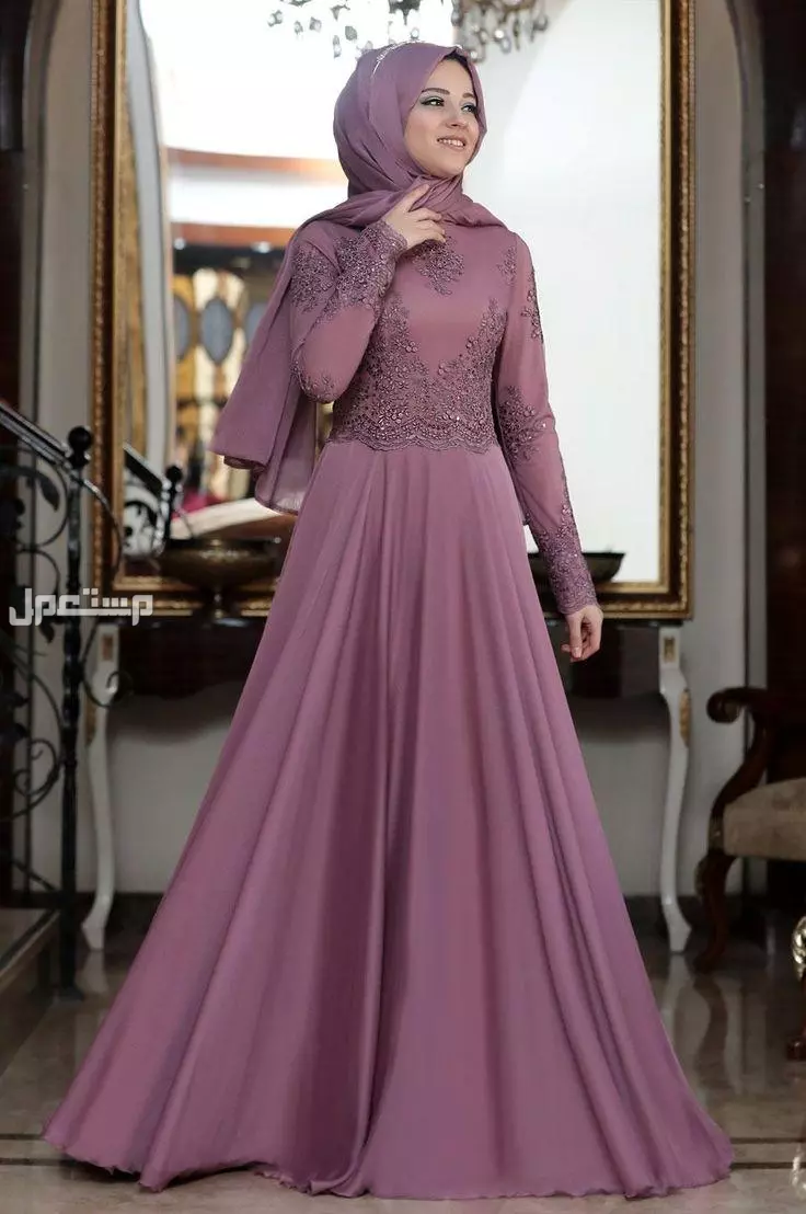 ملابس للمناسبات والافراح للمحجبات والأسعار أزياء محجبات للمناسبات الفاخرة