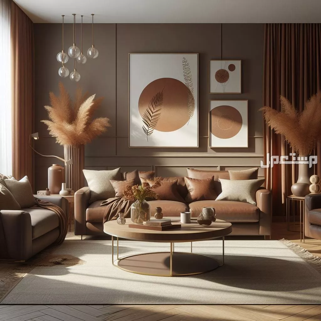 ديكورات منازل دافئة موضة 2025 بتصاميم فاخرة وعصرية الألوان الداكنة في ديكور 2025