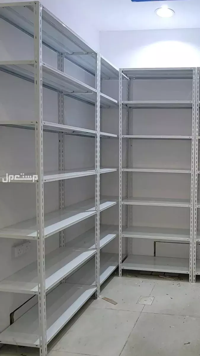 رفوف مستودعات ومحلات تجارية ارفف تخزين رفوف تموينات بقاله قرطاسيه صيدليه 0550220713
