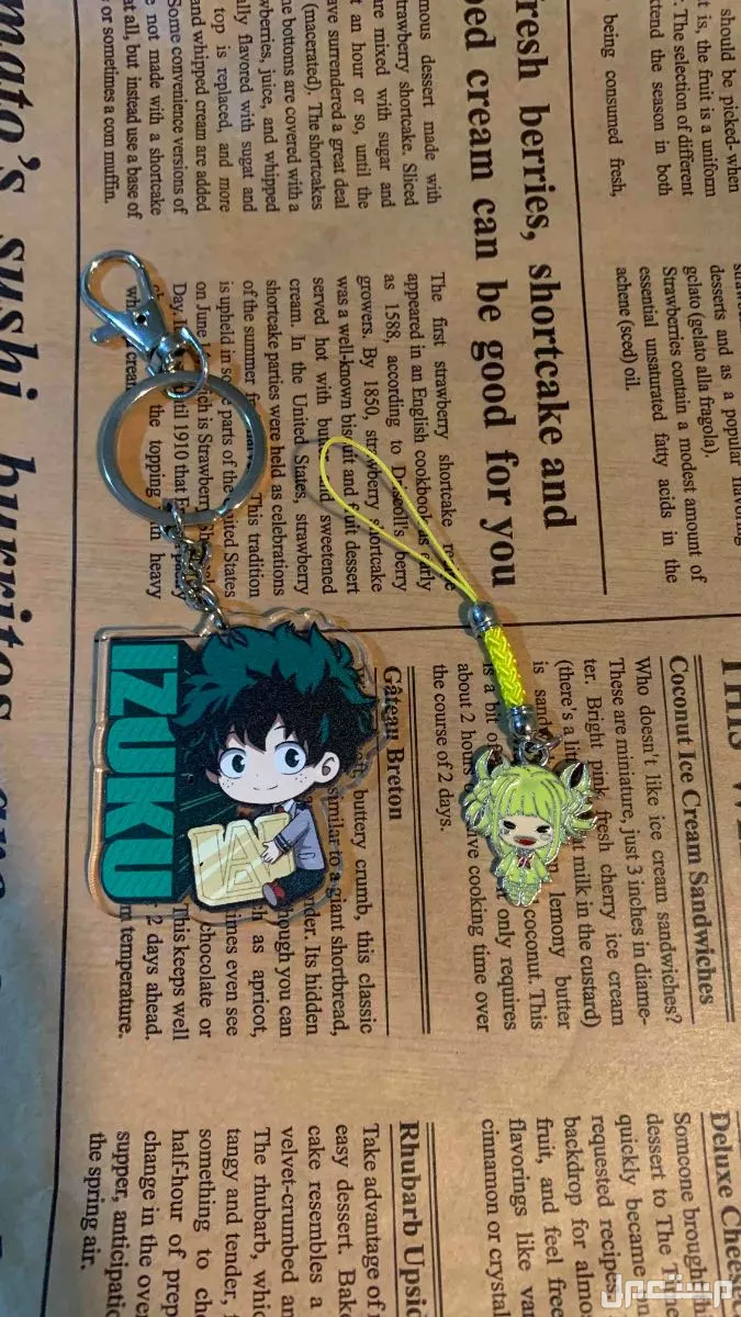 ميداليات شخصيات انمي بوكونوهيرو