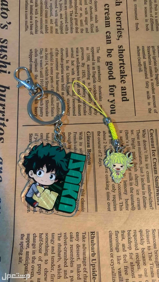 ميداليات شخصيات انمي بوكونوهيرو