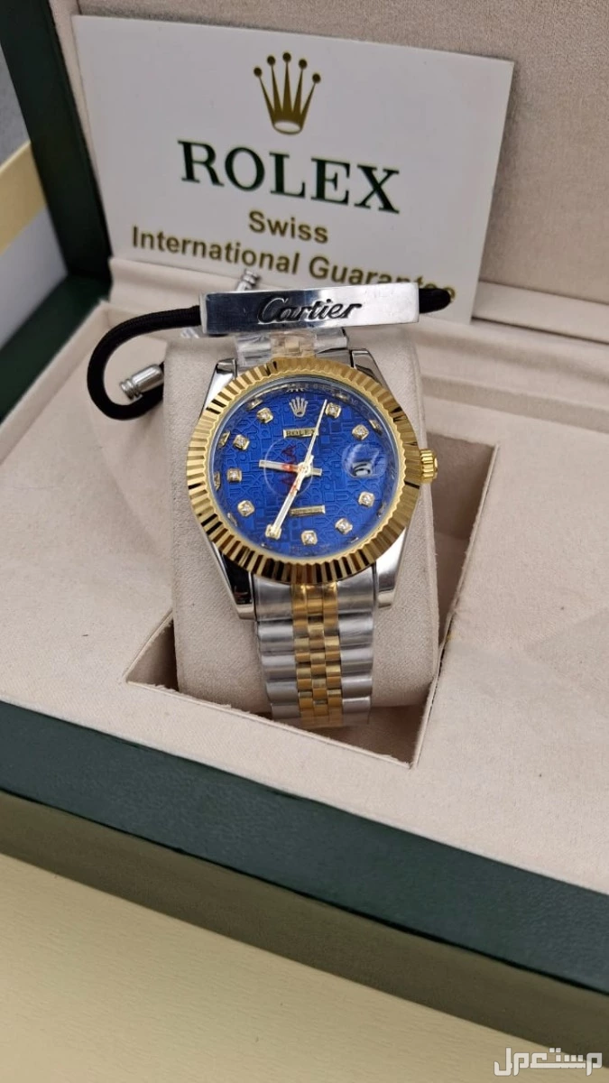 ✨✨✨✨✨✨ توفرت مجددا اطقم رجاليه  💥 ساعه رولكس رجالي ROLEX 💥سواره رجالي ماركه كارتير او مسيكاء  💥درجه أولى  💥 تاريخ 🔥 سعر 250ريال  ⚡ملحقات متوفره باالطلب  الرياض توصيل فوري