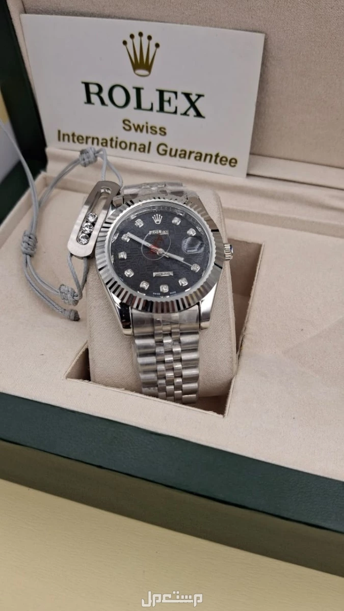 ✨✨✨✨✨✨ توفرت مجددا اطقم رجاليه  💥 ساعه رولكس رجالي ROLEX 💥سواره رجالي ماركه كارتير او مسيكاء  💥درجه أولى  💥 تاريخ 🔥 سعر 250ريال  ⚡ملحقات متوفره باالطلب  الرياض توصيل فوري