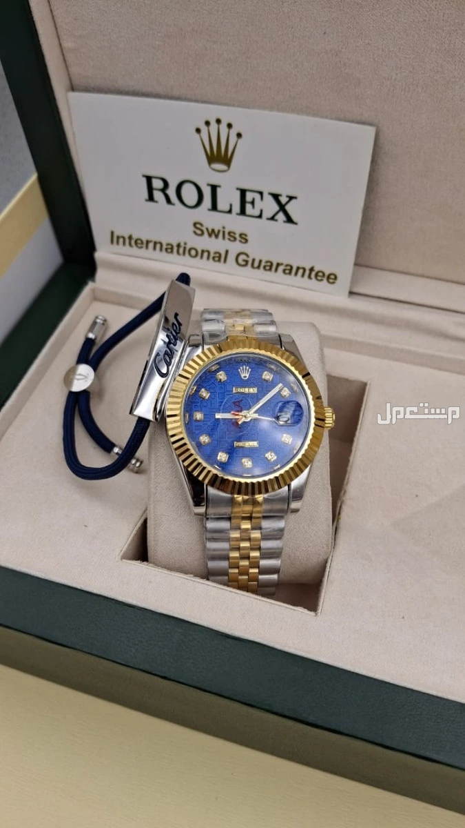 ✨✨✨✨✨✨ توفرت مجددا اطقم رجاليه  💥 ساعه رولكس رجالي ROLEX 💥سواره رجالي ماركه كارتير او مسيكاء  💥درجه أولى  💥 تاريخ 🔥 سعر 259ريال  ⚡ملحقات متوفره باالطلب  الرياض توصيل فوري