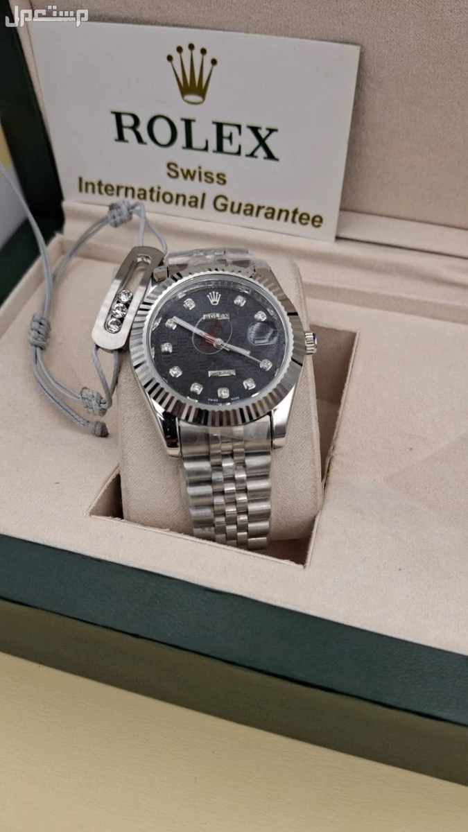 ✨✨✨✨✨✨ توفرت مجددا اطقم رجاليه  💥 ساعه رولكس رجالي ROLEX 💥سواره رجالي ماركه كارتير او مسيكاء  💥درجه أولى  💥 تاريخ 🔥 سعر 259ريال  ⚡ملحقات متوفره باالطلب  الرياض توصيل فوري