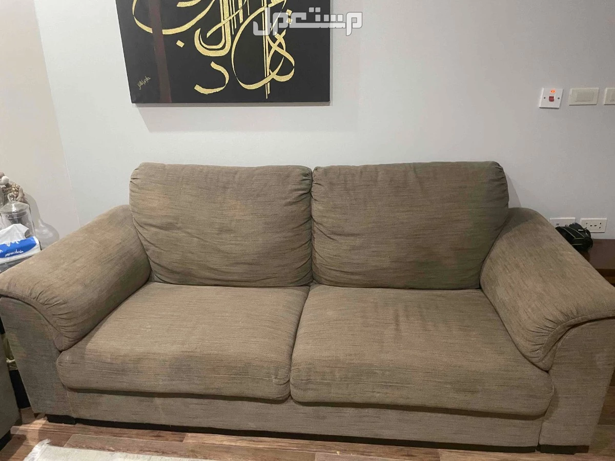 قطعتين كنب نظيفة من ايكيا في جدة بسعر ألف ريال سعودي