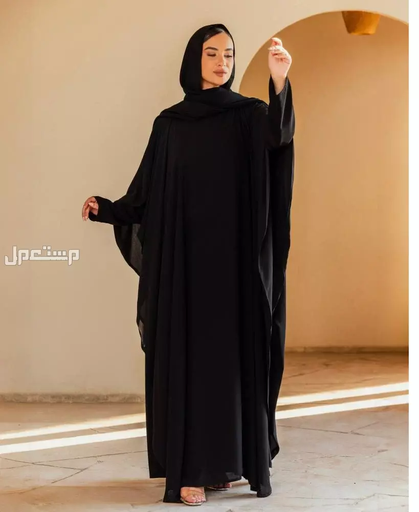 أحدث 20 موديل عبايات السوداء للتفصيل عباية سوداء سادة