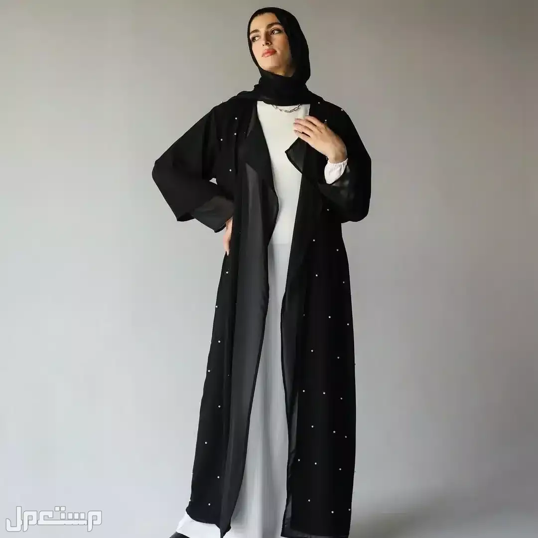 أحدث 20 موديل عبايات السوداء للتفصيل عباية سودءا مونوكرام