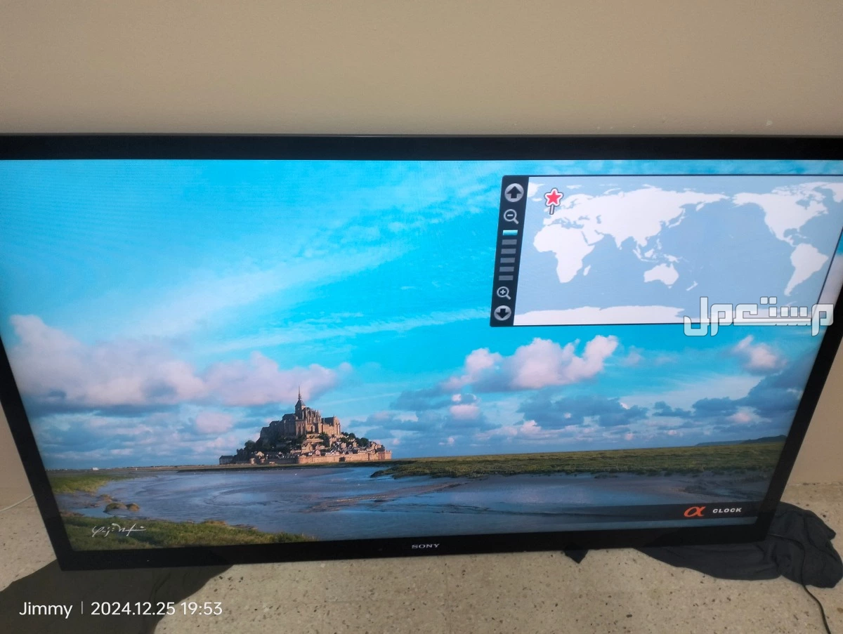 شاشه سوني 55 بوصه بدون ولا خدشه