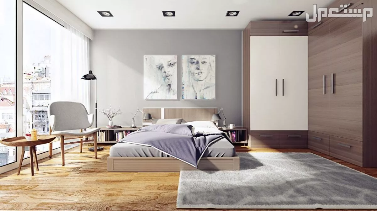 أحدث تصاميم غرف نوم مودرن بسيطة​ 2025 كاملة بتكاليف بسيطة تصميم غرفة النوم الحديثة