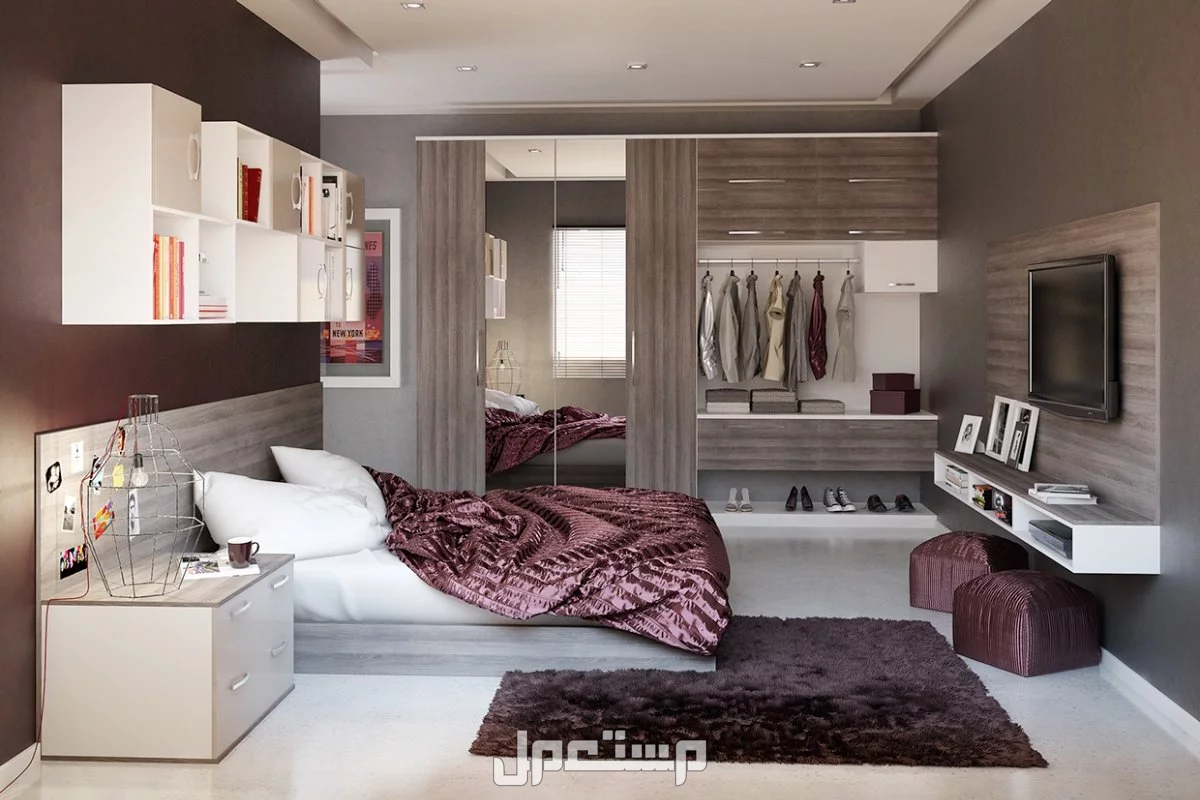 أحدث تصاميم غرف نوم مودرن بسيطة​ 2025 كاملة بتكاليف بسيطة أحدث تصاميم غرف النوم