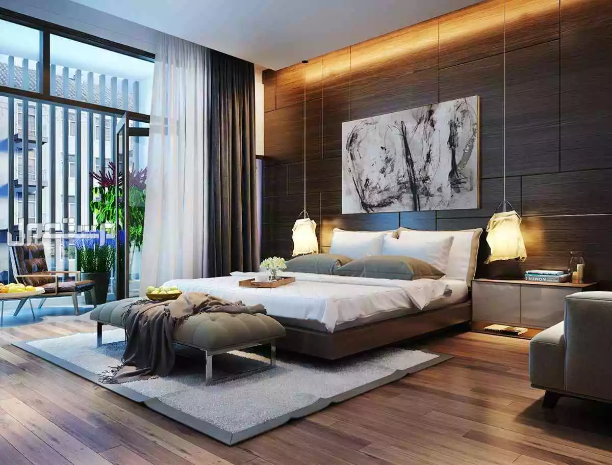 أحدث تصاميم غرف نوم مودرن بسيطة​ 2025 كاملة بتكاليف بسيطة استخدام الإضاءة في تصميم غرفة النوم