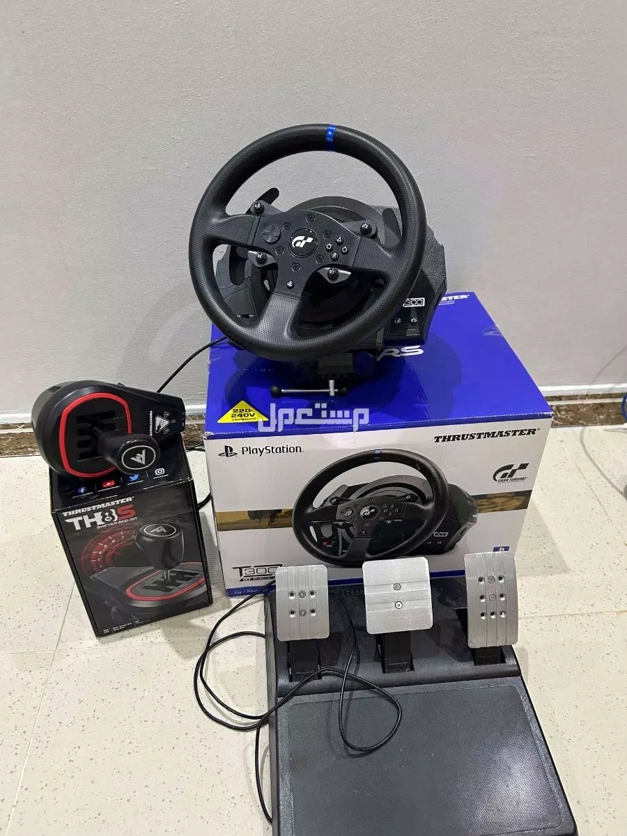 طارة t300 من شركت ثرست ماستر مع شفتر ثرست ماستر نضيف مع جميع ملحقاته