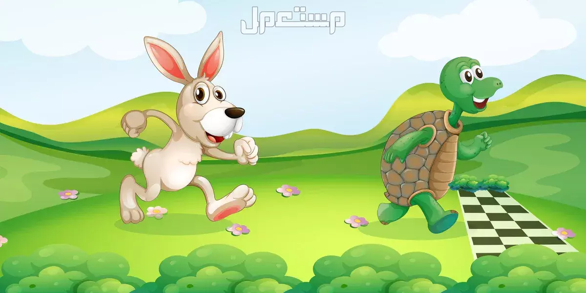افضل 5 قصص اطفال قبل النوم مكتوبة قصة الارنب والسلحفاه