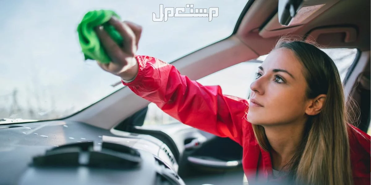 أفضل أدوات تنظيف السيارات 2025: العناية بسيارتك بأعلى مستوى سيدة تنظف الزجاج الامامي للسيارة