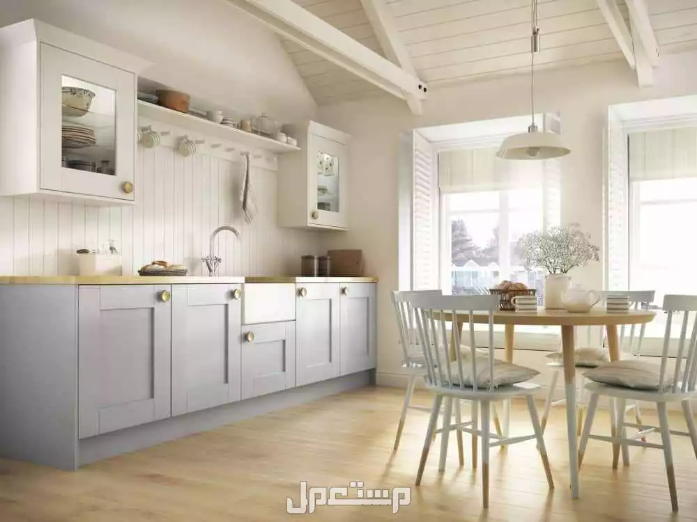 صور ديكورات مطابخ كلاسيك 2025 بتصاميم حديثة أنيقة تصميم المطبخ الكلاسيك
