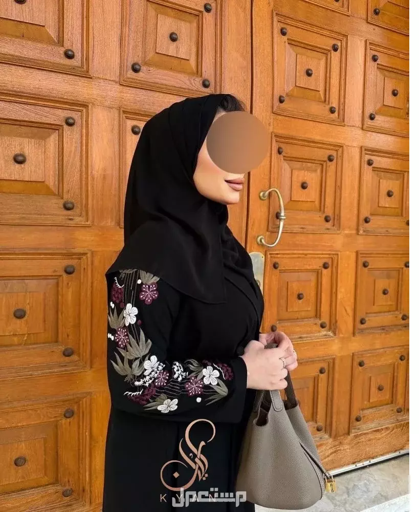 موديلات عبايات سوداء مطرزة 2025 أفضل قماش للعبايات السوداء