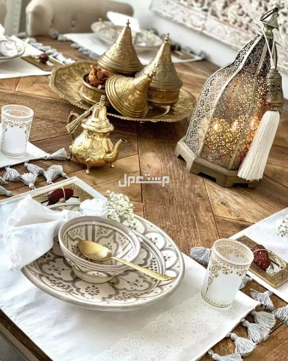 أشكال ديكور شهر رمضان في غرفة السفرة أشكال ديكور شهر رمضان