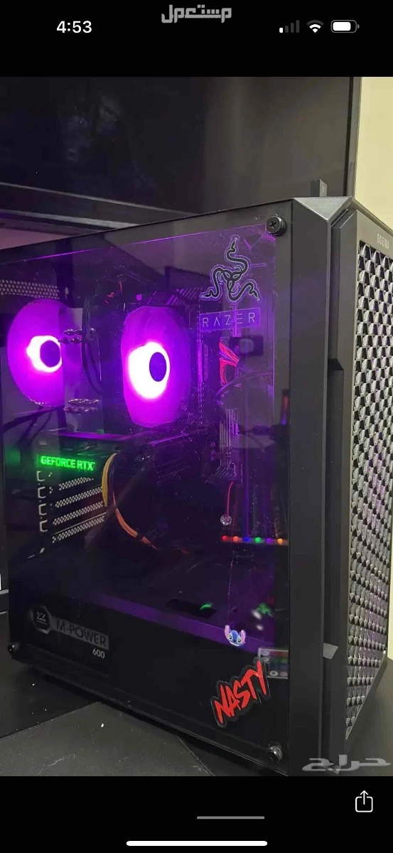 بي سي rtx 3050 للبيع مستعجل ب1900 قابل للتفاوض ماركة أخرى في الطائف بسعر 1900 ريال سعودي