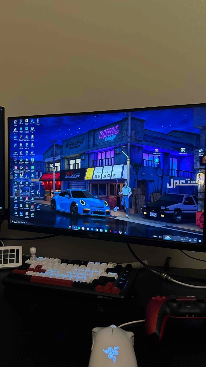 شاشة قيمنق asus tuf gaming 2k بسعر 750 قابل للتفاوض