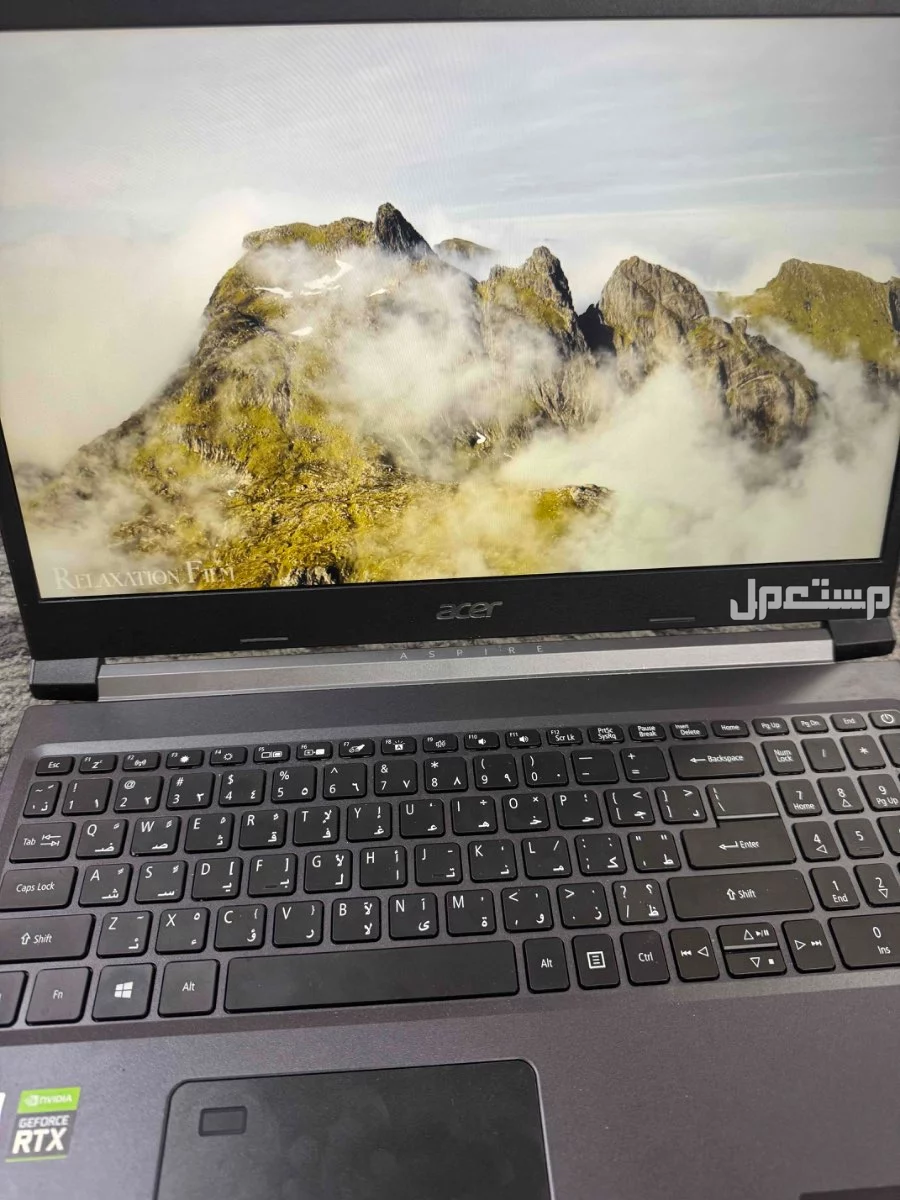 لاب توب قيمنق  ايسر اسباير 7 نظيف للبيع ب 2500