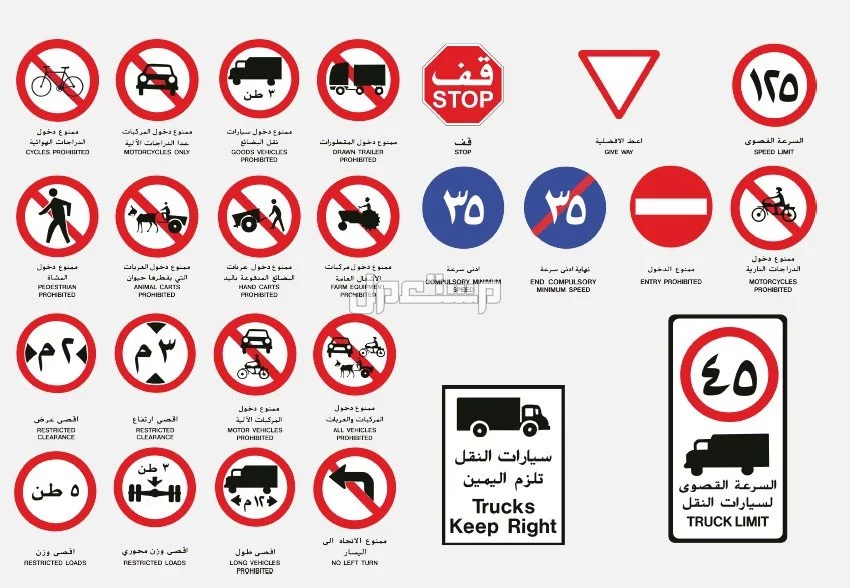 تفصيل و توريد و تركيب لوحات ارشادية عاكسة اعتماد وزارة النقل في الرياض بسعر 100 ريال سعودي