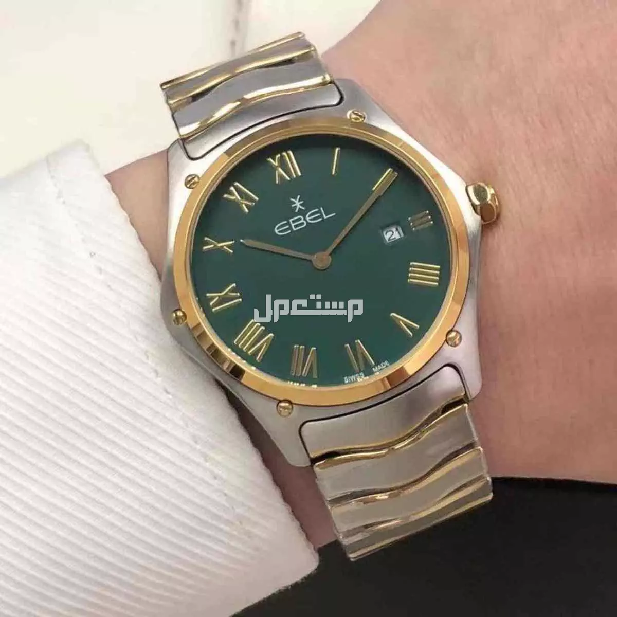 جديدنا ساعه ماركة ايبل  💎. موديل رجالي مميز جداً 🔥 . السير استيل ناعم  تقليد درجه اولى - فخمه جداً وجوده عاليه . مقاس 40mm رجالي .