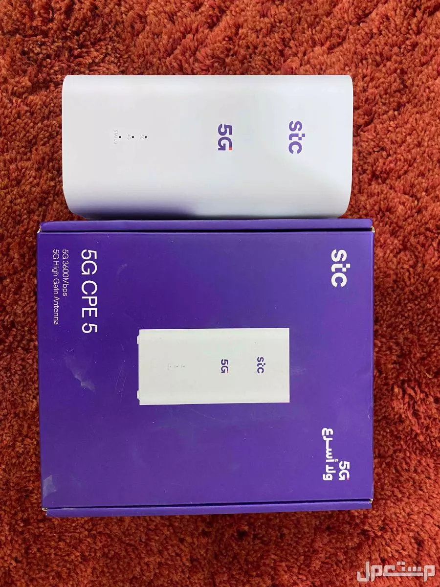 راوتر هواوي 5g cpe 5  معدل انتينا  في الوجه بسعر 450 ريال سعودي