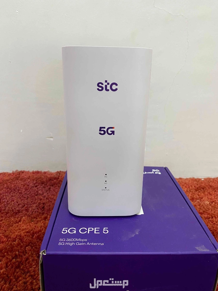 راوتر هواوي 5g cpe 5  معدل انتينا  في الوجه بسعر 450 ريال سعودي
