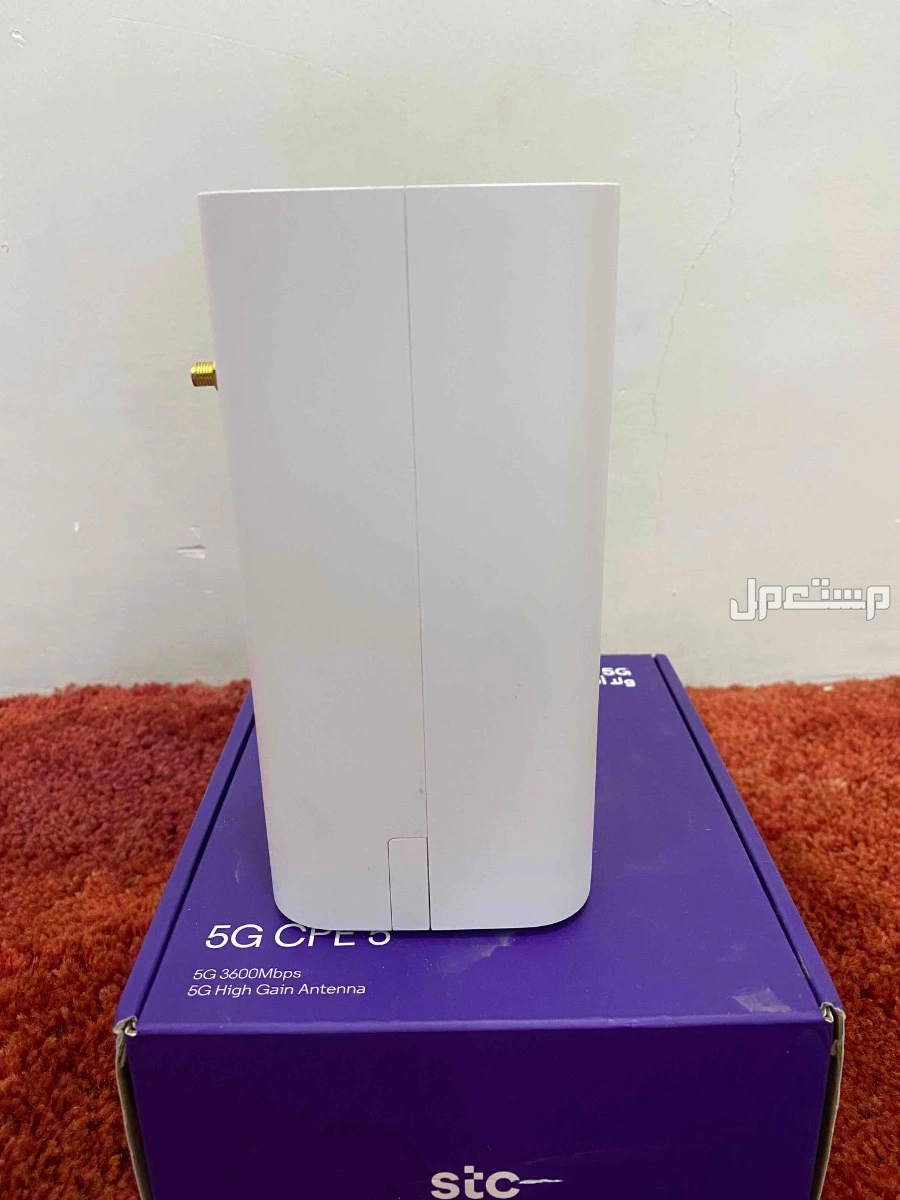 راوتر هواوي 5g cpe 5  معدل انتينا  في الوجه بسعر 450 ريال سعودي