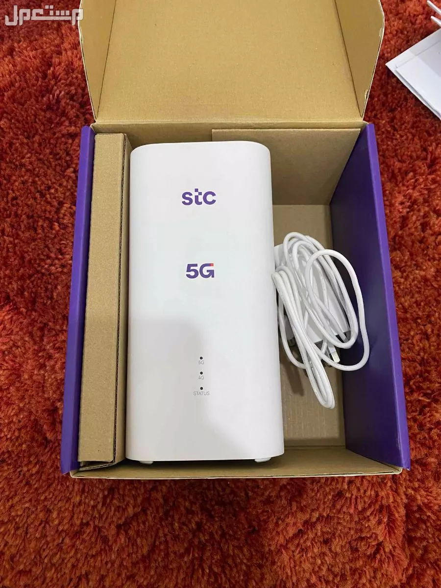راوتر هواوي 5g cpe 5  معدل انتينا  في الوجه بسعر 450 ريال سعودي