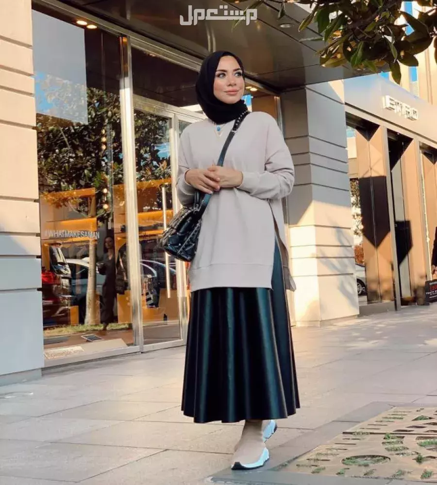 أجمل 10 موديلات تنانير طويلة للمحجبات موديلات تنانير طويلة مستقيمة