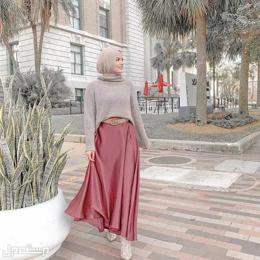 أجمل 10 موديلات تنانير طويلة للمحجبات تنانير طويلة