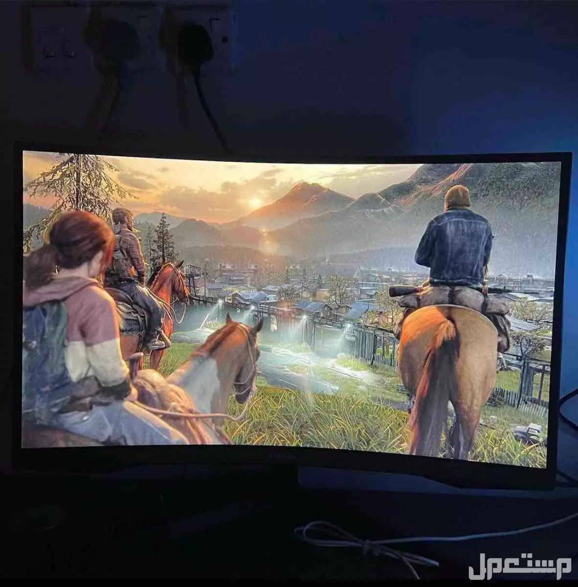 شاشة قيمنق في حفر الباطن من شركة سامسونج