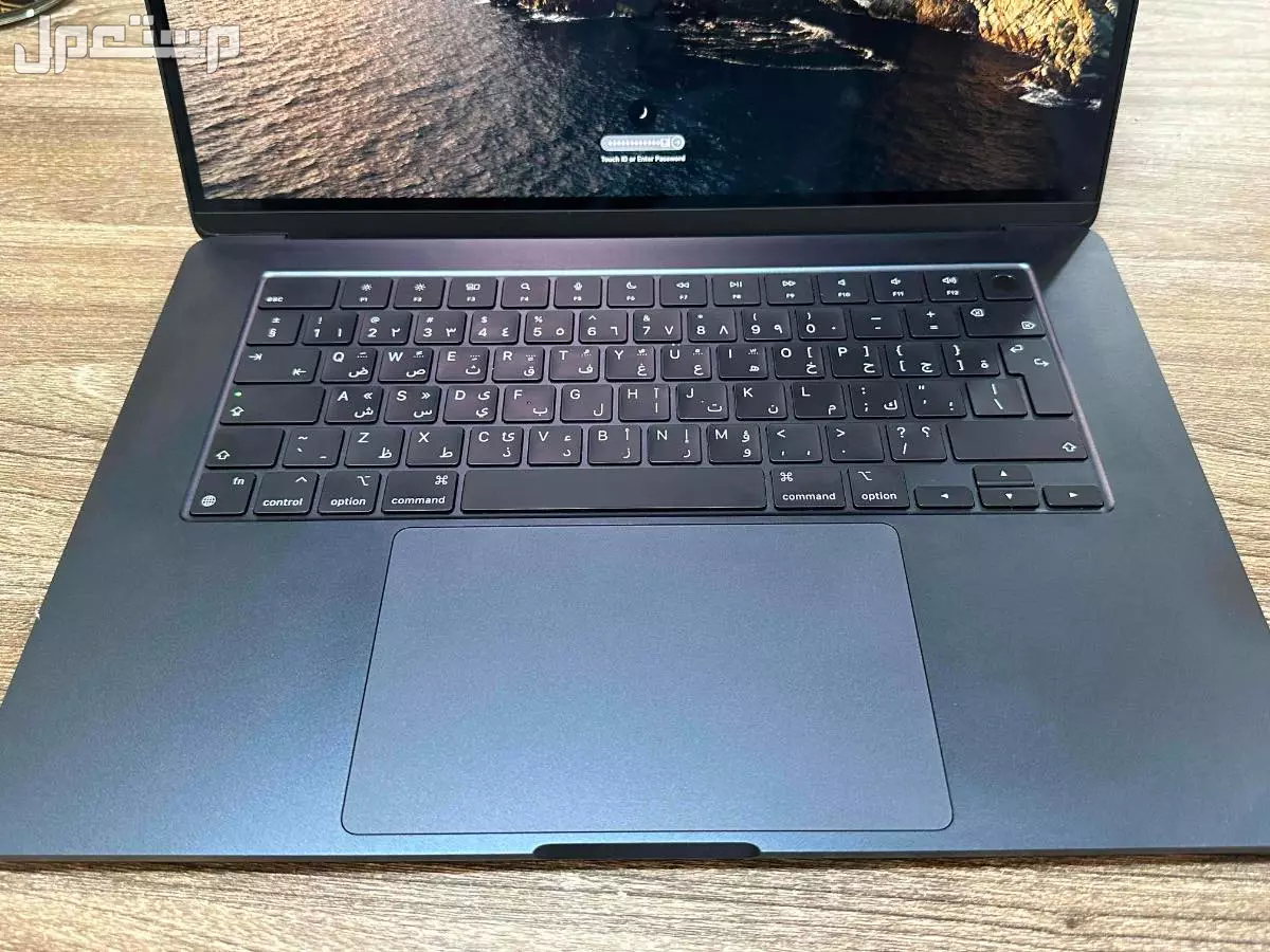 ابل ماك بوك اير M3 2024 256gb "15  ازرق فلكي جديد مع ضمان اكسترا 3س