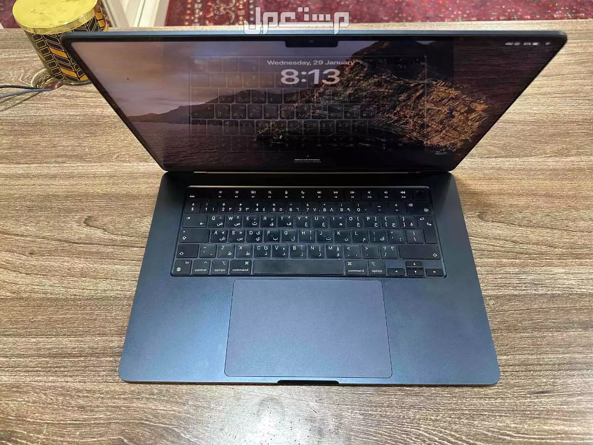 ابل ماك بوك اير M3 2024 256gb "15  ازرق فلكي جديد مع ضمان اكسترا 3س