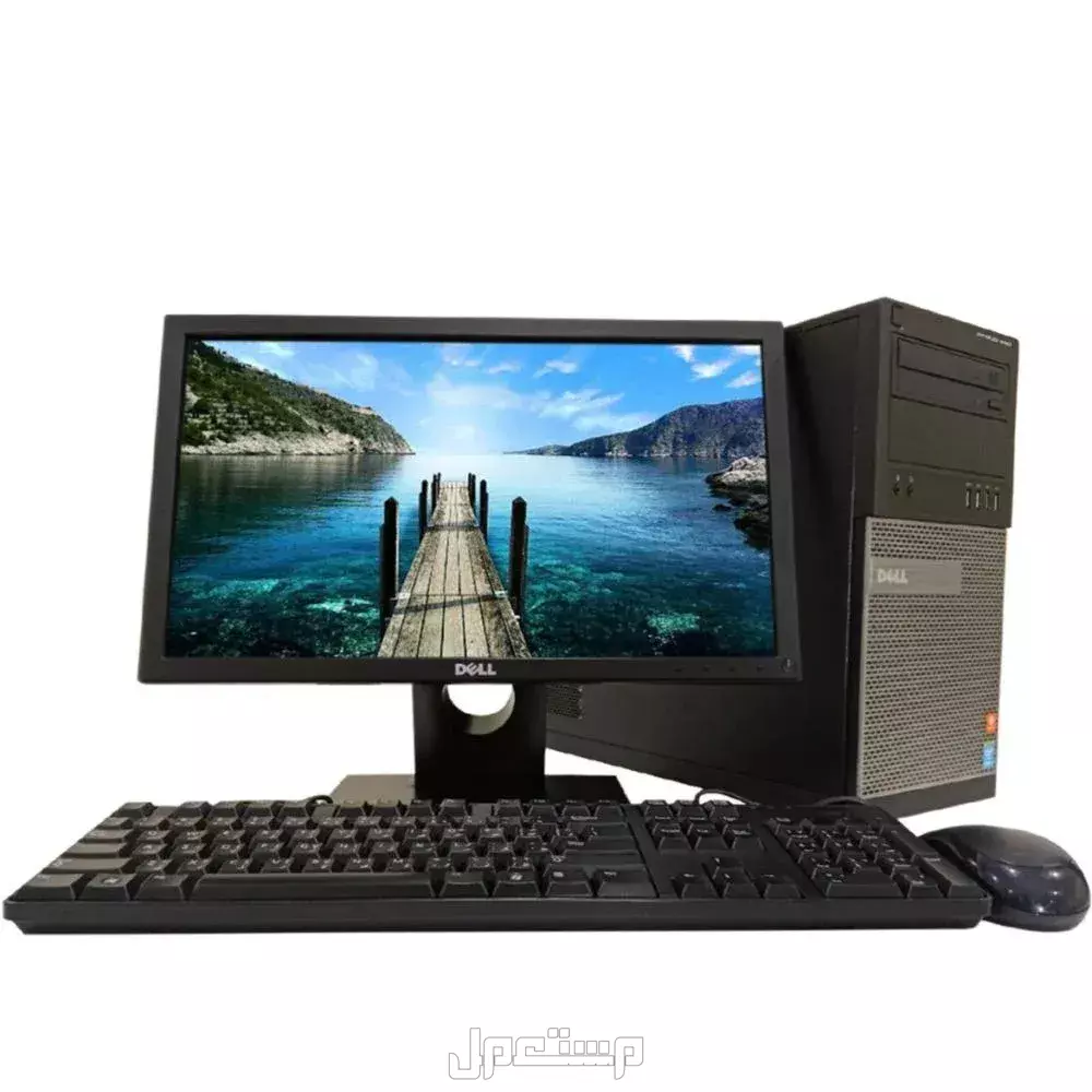 كمبيوتر ديل اوبتلكس مكتبي بشاشة OptiPlex 9020 أنتل كور i5 مجدد