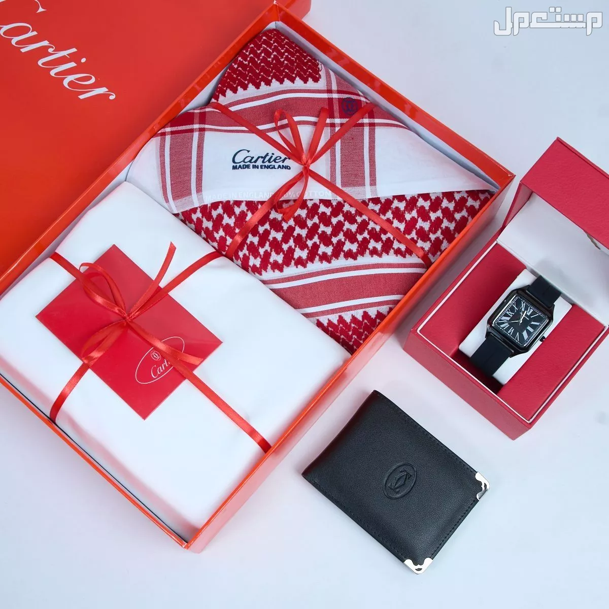 *الجديد الجديد*  *بكس كارتير* *قماش صيفي كارتير* *ازار كارتير* *ليبرات كارتير*  *شماغ كارتير بجوده* *مقاسات55 58 60* *متوفر منه ابيض واحمر*  *ساعه تصميم الكارتير* *بوك كارتير بملحقاته*