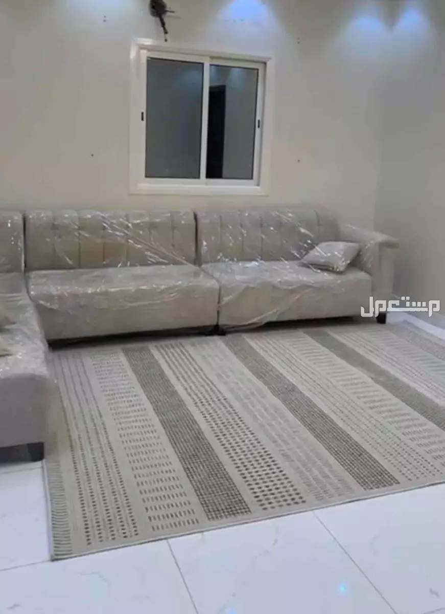 كنب للبيع حرف L قماش شانيل الحد 950