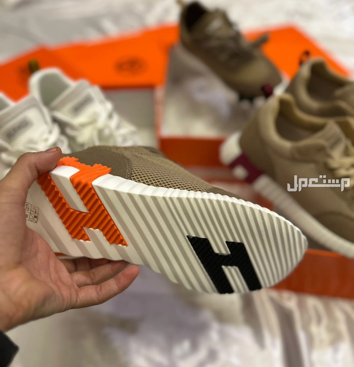 شوزات ماركة هرمز رجالي درجة اولي