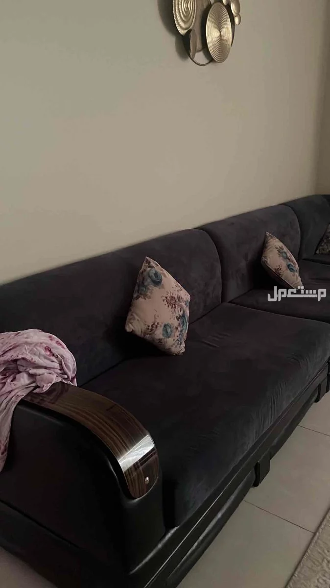 مجلس متصل للبيع  لون كحلي 11متر