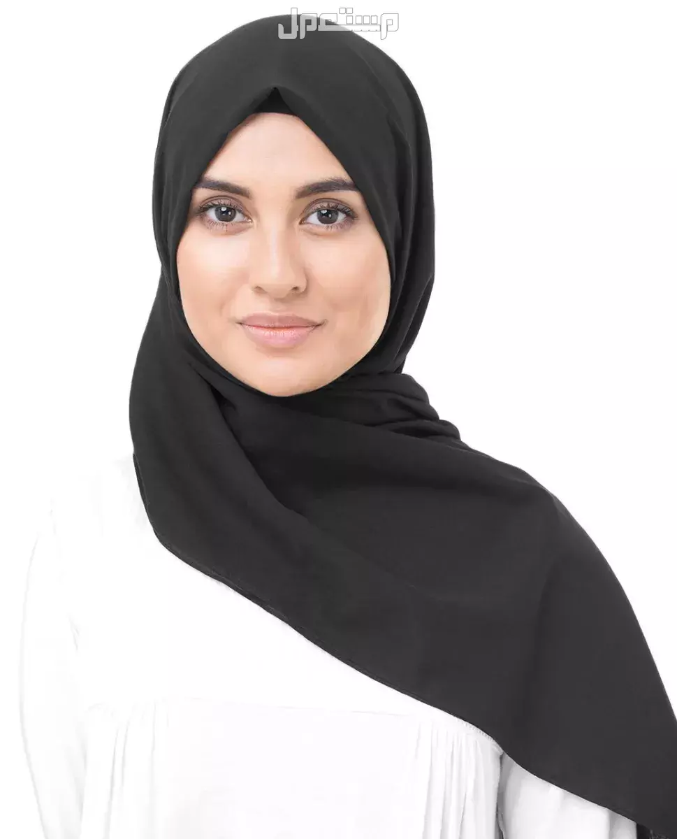 أفضل أنواع الحجاب الأسود وأسعاره في السعودية حجاب أسود شيفون وقطن