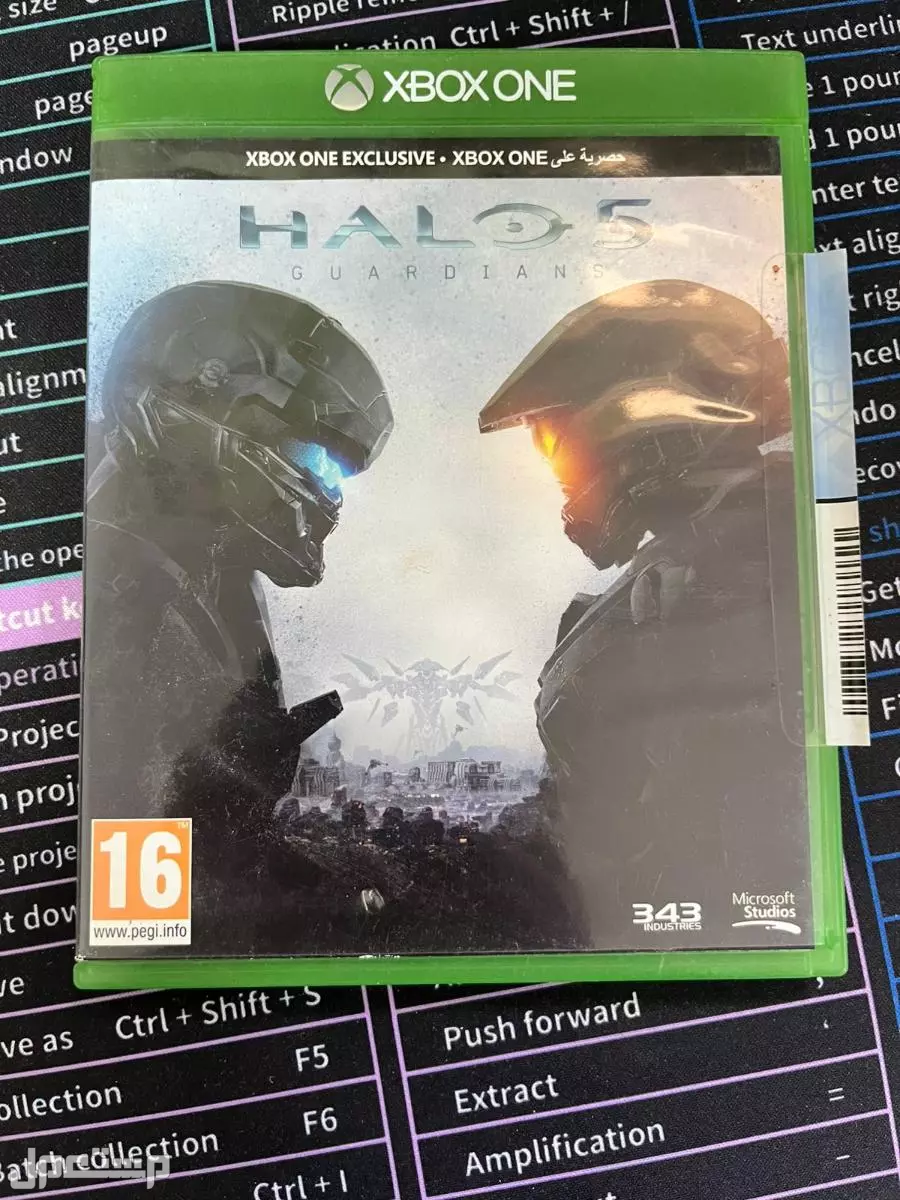 للبيع 8 اشرطة اكسبوس ون Xbox one منها Cod infinte Warfare و BattleField 1 و Halo 5 و W2K17