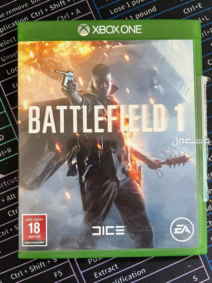 للبيع 8 اشرطة اكسبوس ون Xbox one منها Cod infinte Warfare و BattleField 1 و Halo 5 و W2K17