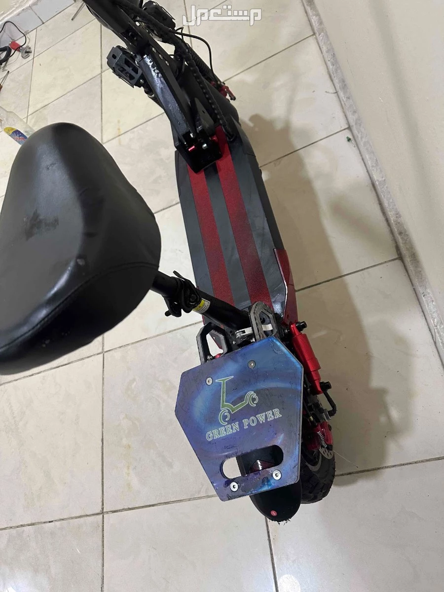 سكوتر الوحش الكهربائي نضيف جدا جدا جدا بسعر 1200