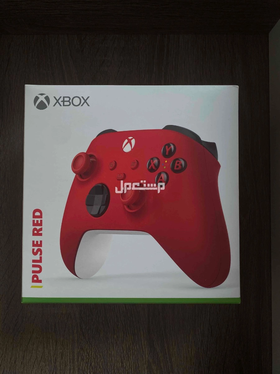 سماعة xbox لاسلكية مع يد xbox حمراء