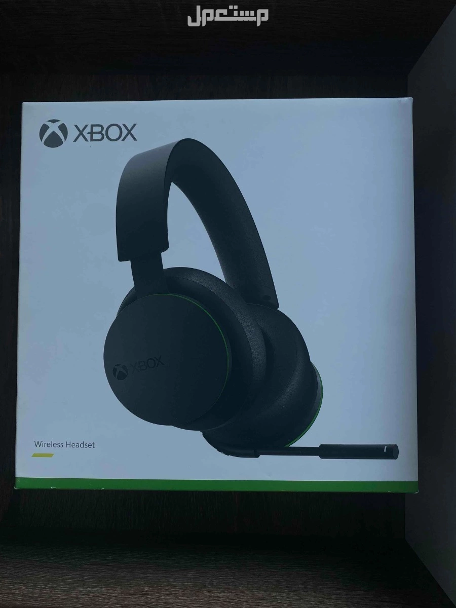 سماعة xbox لاسلكية مع يد xbox حمراء