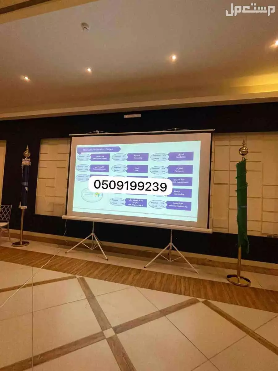 تأجير بروجكترات وسماعات الرياض 0509199239 حفلات مناسبات فعاليات