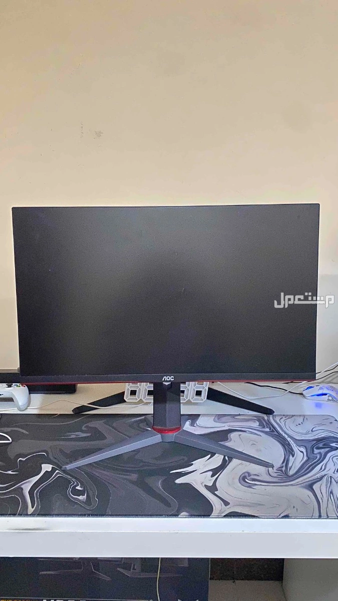شاشة aoc 144hz 27 inch   IPS في ج في جدة بسعر 600 ريال سعودي