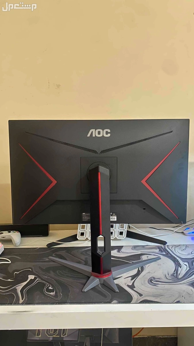 شاشة aoc 144hz 27 inch   IPS في ج في جدة بسعر 600 ريال سعودي
